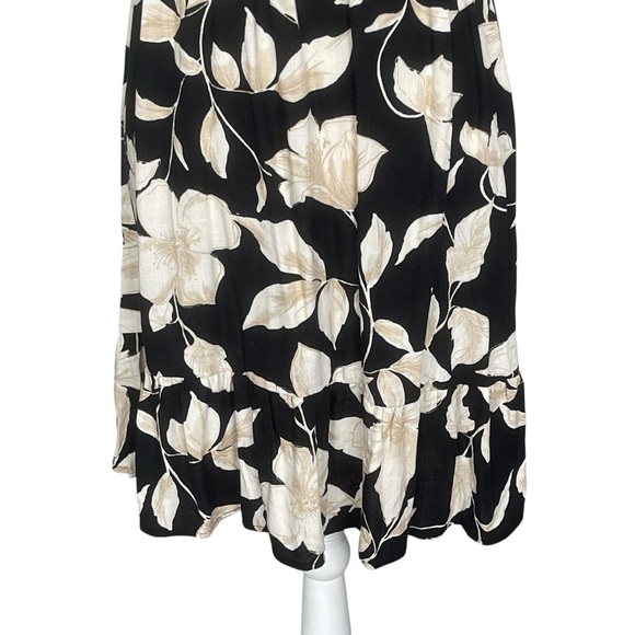 Maurices Floral Sweetheart Bubble Short Sleeves Dress Women’s Size S Smocked - Picture 4 of 9